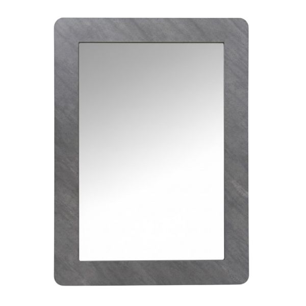 ノルディックウォールミラーL グレージュ thick frame