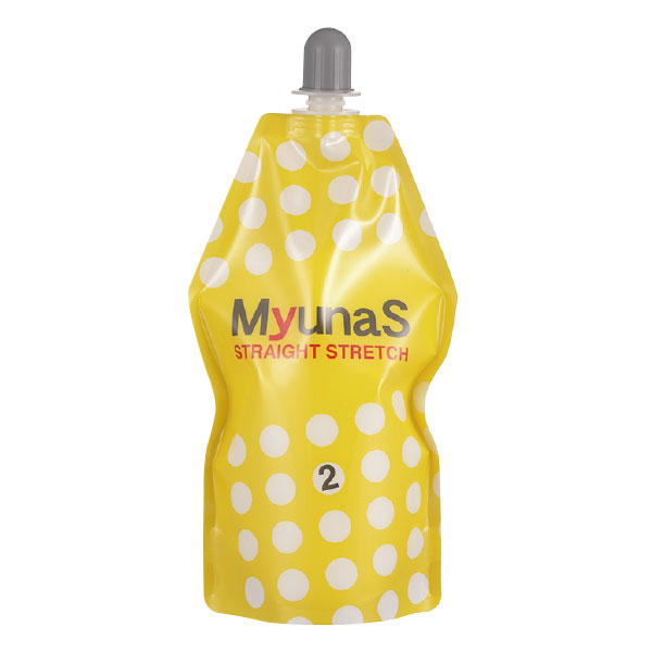 ミュナス ストレート ストレッチ 共通2剤 400g （サービス）