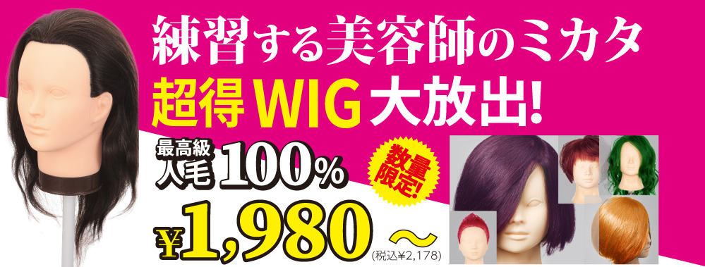 新品5個セット 美容師トレーニング用ウイッグ カットウィッグ一覧