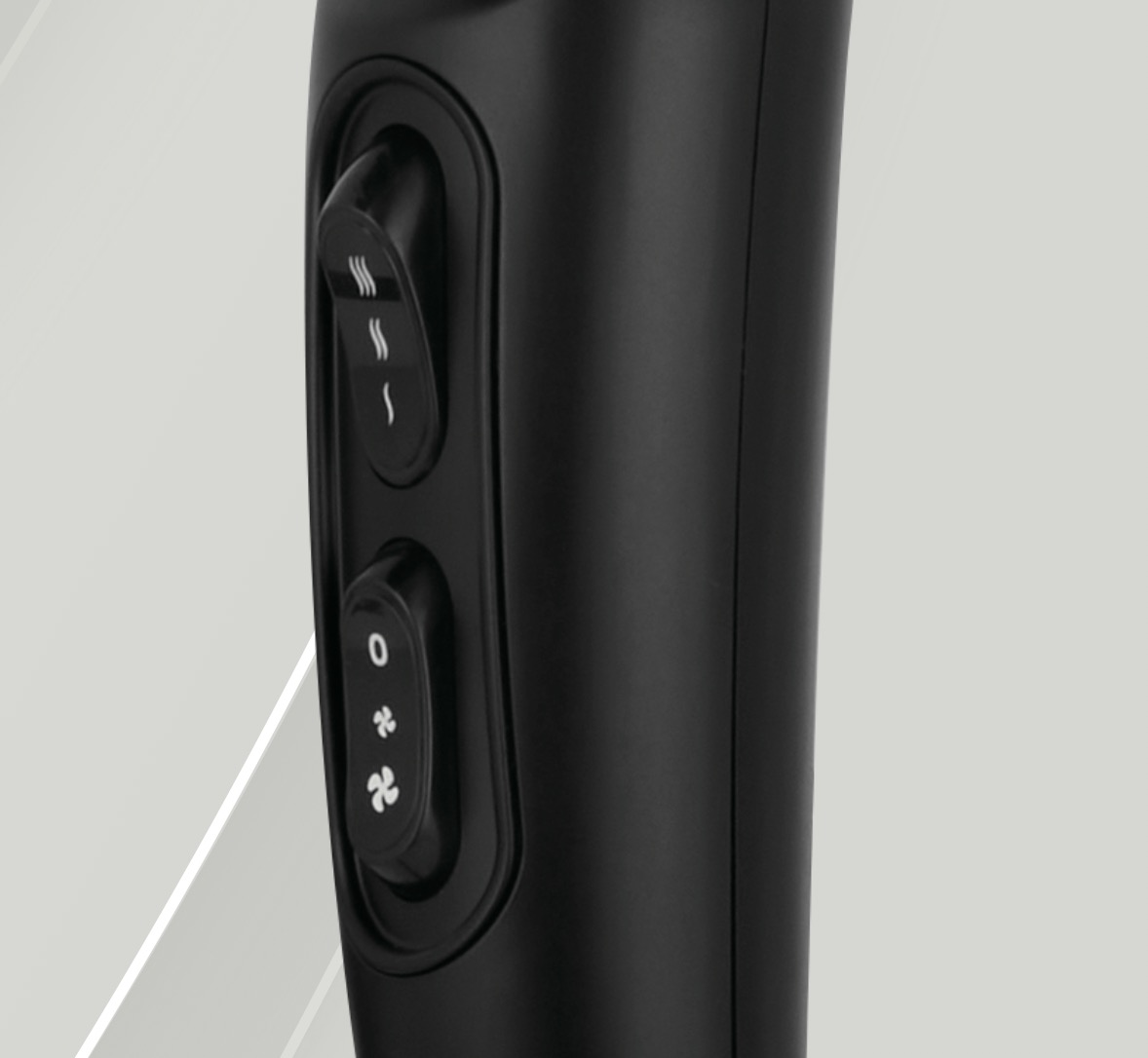 ドライヤーのボタン部分のアップ画像