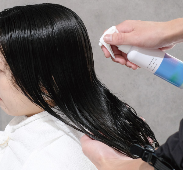 シャンプー後の準備