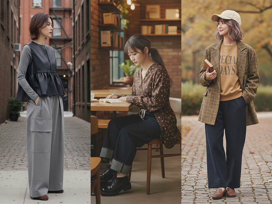 髪色と合わせたお客様のコーディネートイメージ