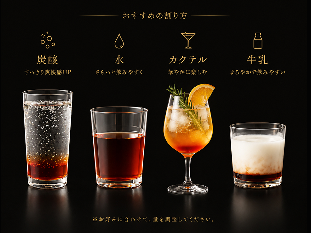 おすすめの割り方