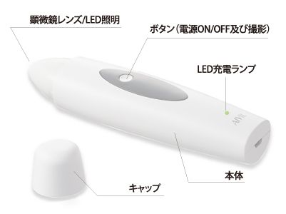 持ちやすく、コンパクトな本体。