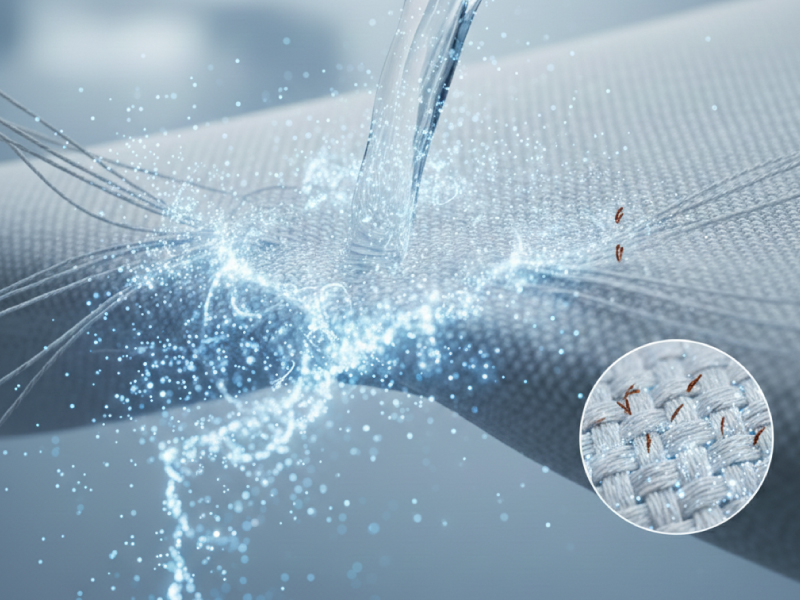 高濃度電子水を織り込んだ特殊繊維の機能イメージ