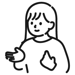 女性美容師のイラスト