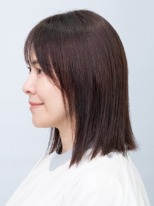 カッパーブラウン(CB) 施術後(After) - 光を反射する圧倒的な艶感のある仕上がり