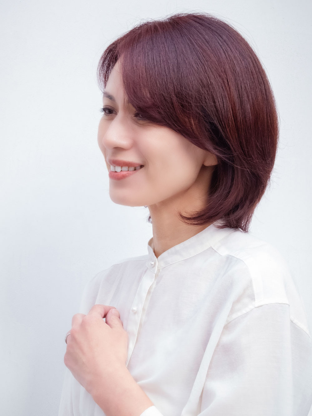 ミュナス ファッショングレーカラー新色 ローズピンクブラウン(RPB) - 大人っぽさと上品さを兼ね備えた艶めく髪色