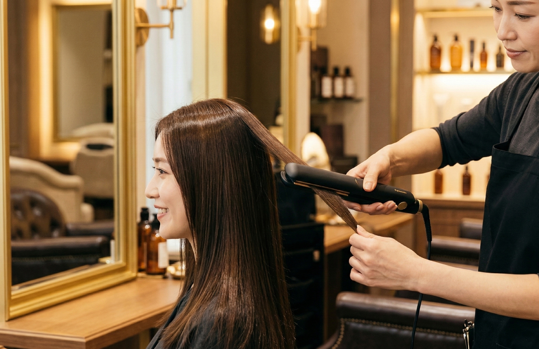 アイロンでの仕上げ